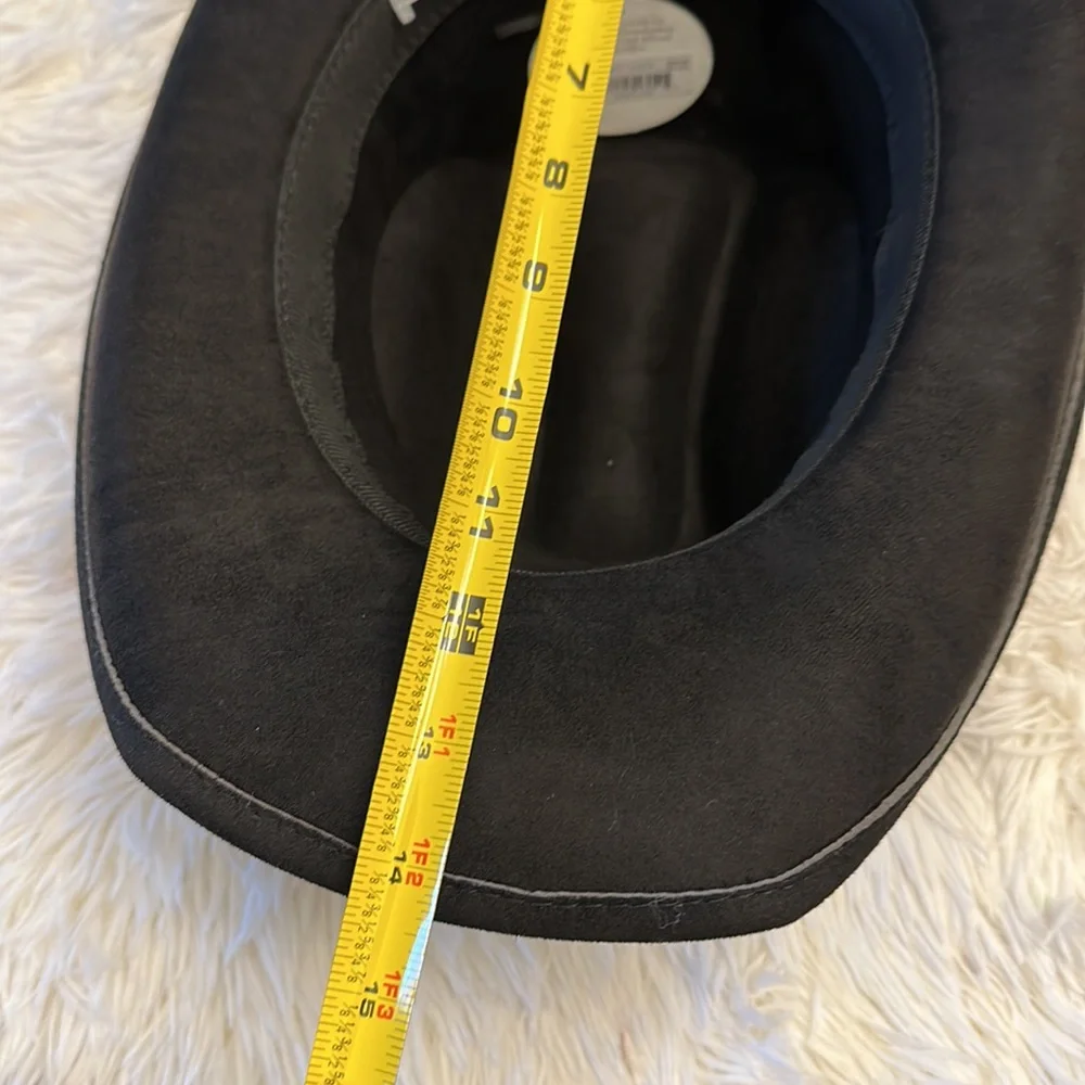 NWT Altar’s State Black Embellished Cowboy girl hat